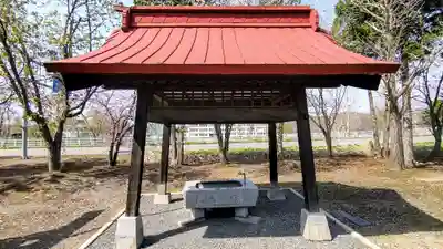 上芦別神社の手水舎