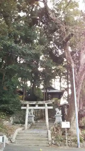 猪之谷神社の鳥居