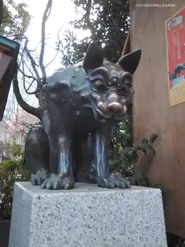 稲毛神社の狛犬