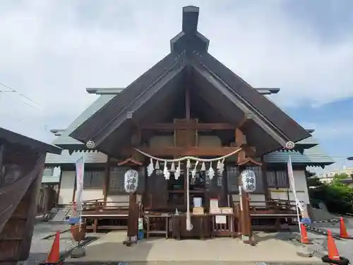 七重浜海津見神社の本殿