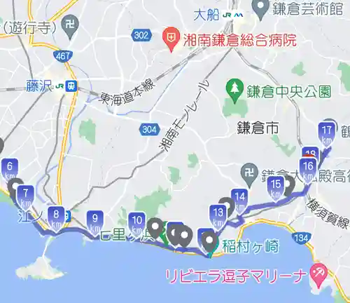 鶴岡八幡宮の周辺