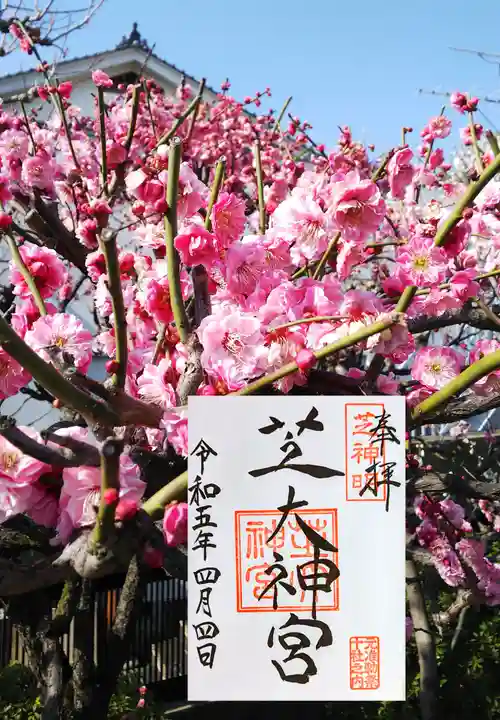 芝大神宮の御朱印