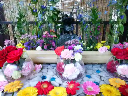 豊平神社の手水舎