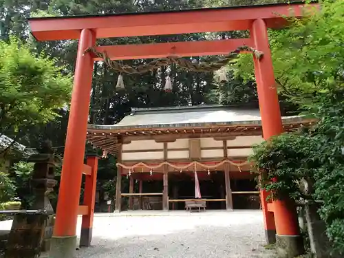 夜支布山口神社の鳥居