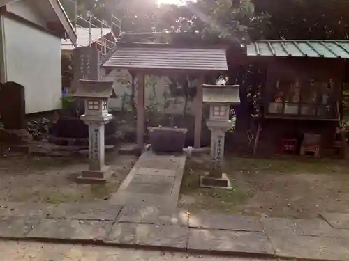 加波山普明神社の手水舎