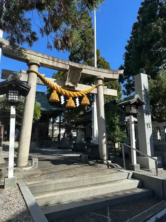 奥田神社の鳥居