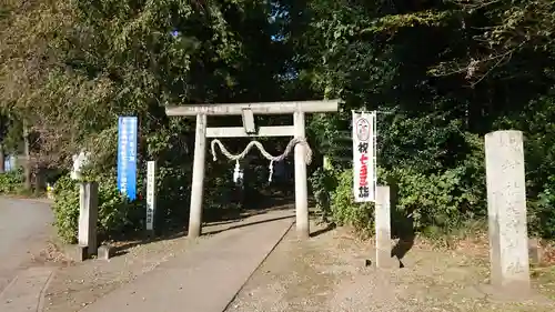 下野 星宮神社の鳥居
