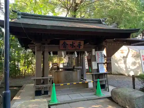 世田谷八幡宮の手水舎