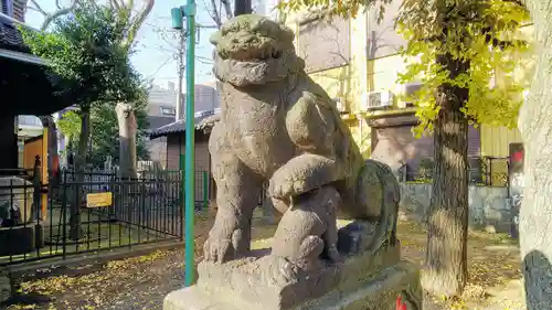 南品川諏訪神社の狛犬