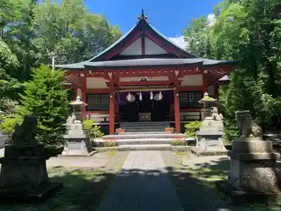山中浅間神社の本殿・本堂