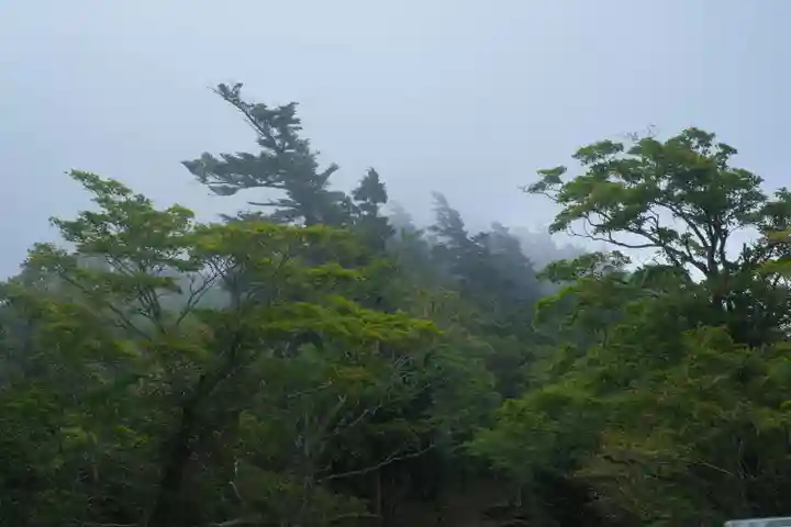 大峯山寺の自然