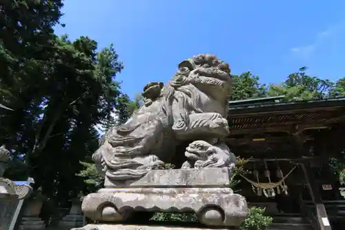 田村神社の狛犬