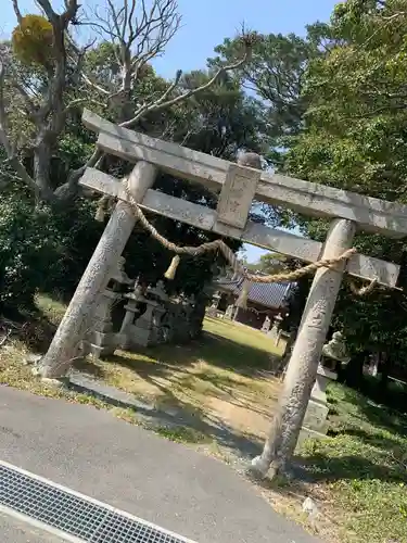 福江八幡宮の鳥居