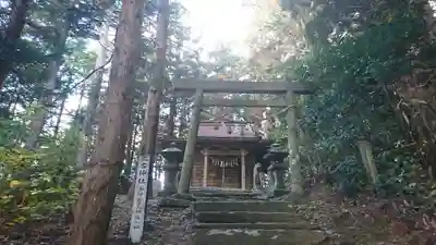 零羊崎神社の鳥居