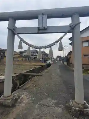日限富士浅間神社の鳥居