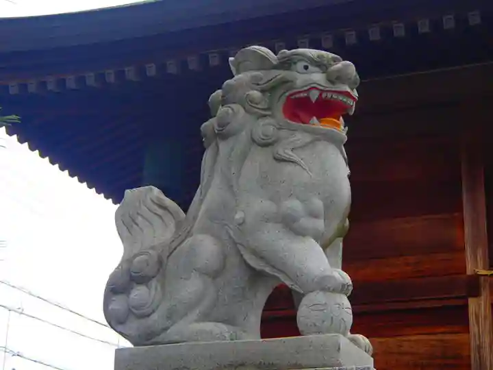 高久蕎高神社の狛犬