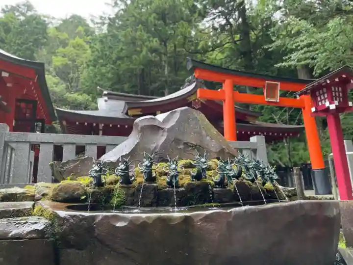 箱根神社の手水舎
