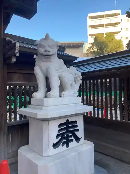 櫛田神社の狛犬