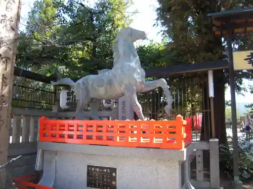 阿部野神社の狛犬