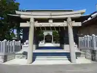 国安天満神社の鳥居