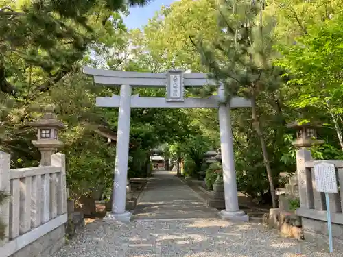 大市八幡神社の鳥居