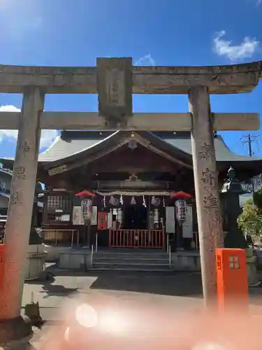 出世稻荷神社の鳥居