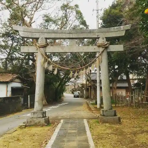 鹿嶋吉田神社の鳥居