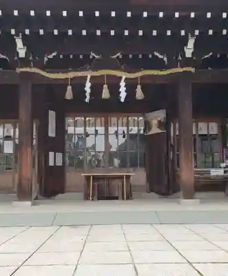 岡山縣護國神社の本殿・本堂