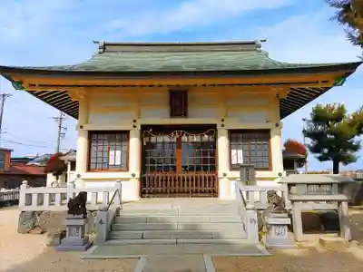 八劔社（五日市場）の本殿・本堂