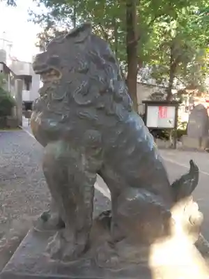 鳩森八幡神社の狛犬