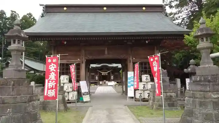 常陸第三宮 吉田神社の山門・神門