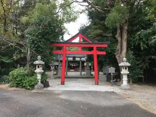 不乗森神社の鳥居