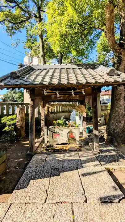 今井神社の手水舎