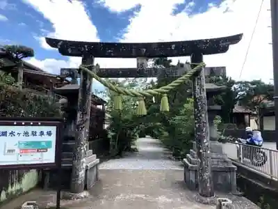 水沼神社の鳥居