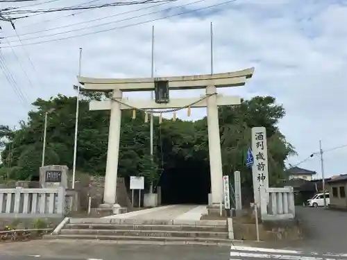 酒列磯前神社の鳥居