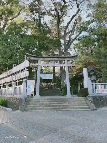 比々多神社の鳥居