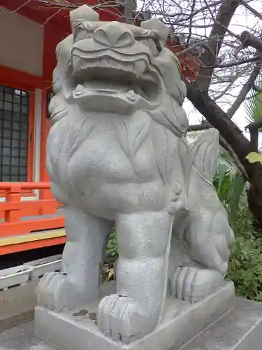 田蓑神社の狛犬