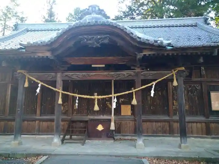 沙田神社の本殿・本堂
