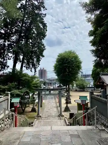 下野國一社八幡宮の鳥居