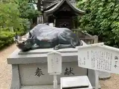 道明寺天満宮の狛犬