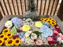 豊平神社の手水