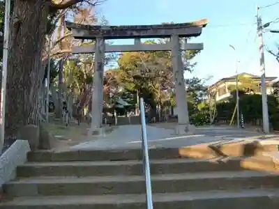 山野浅間神社の鳥居