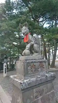 竹駒神社の狛犬