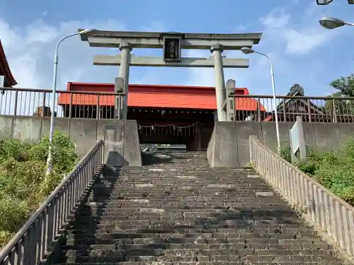 上野国一社八幡八幡宮の鳥居