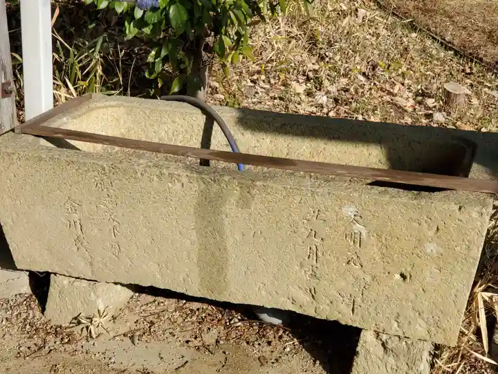 神吉八幡神社の手水舎