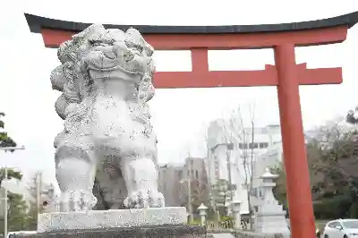 鶴岡八幡宮の狛犬