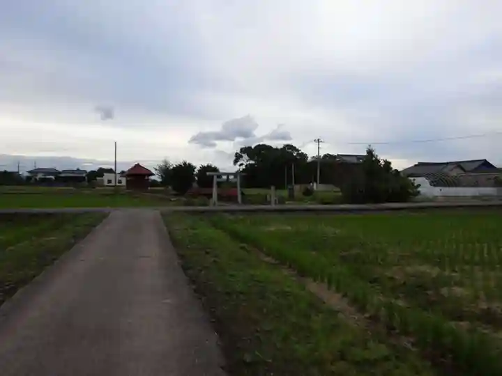 稲荷大明神の周辺