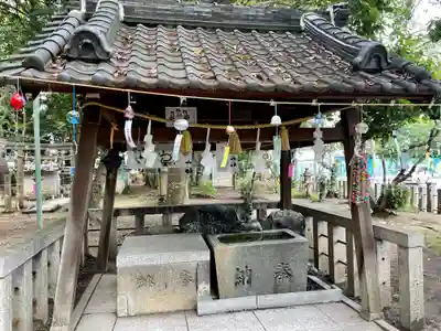 蜂田神社の手水舎