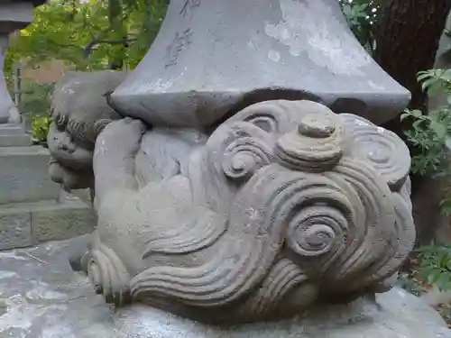 越谷香取神社の狛犬