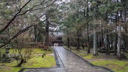 竹林寺の庭園